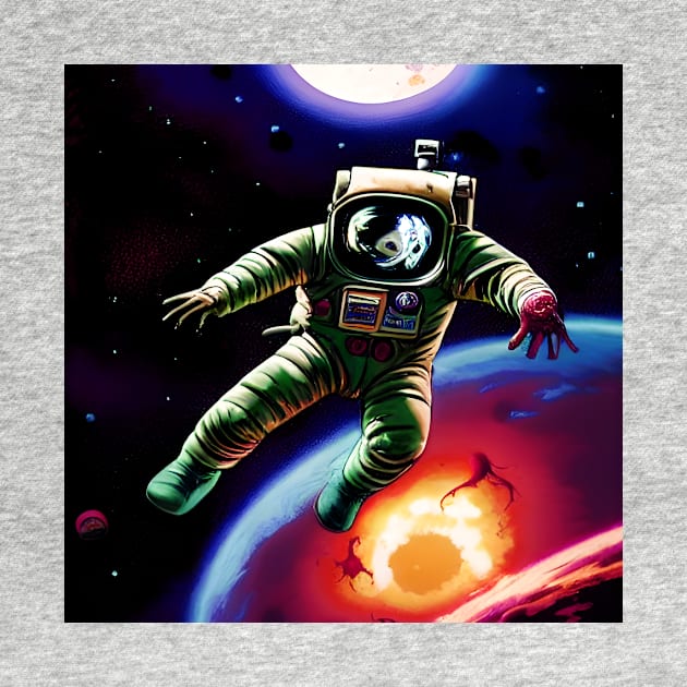 Zombie Astronaut Lost in Space by Mihadom